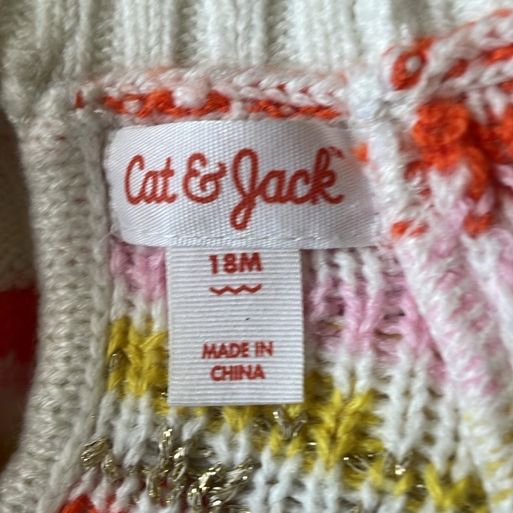 ♥️Cat & Jack♥️infant long sleeve sweater size 18 months - Picture 5 of 6
